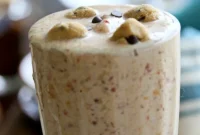 Decadent Vegan Gluten-Free Cookie Dough Milkshake