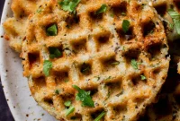 Savory Rava Waffles and Pancakes