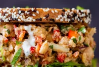 Cajun Kick Chickpea Salad Sandwich