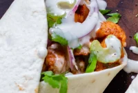 Zesty 30-Minute Cajun Buffalo Soy Curl Wraps