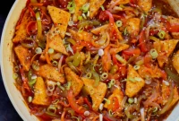 One Pan 30 Minute Schezwan Tofu