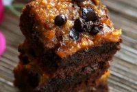 Vegan Pumpkin Pie Brownies