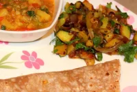Meal Series: Aloo Pyaaz Bhaji and Roti An Indian Comfort Meal