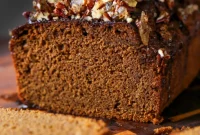 Luscious Triple Ginger Vegan Gingerbread Cake
