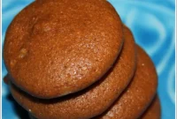 Zesty Vegan Molasses Cookies with Candied Ginger
