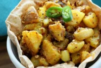 Golden Fiery Potato Crunch