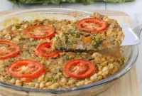Vegan Gluten-Free Soy-Free Broccolini White Bean Frittata