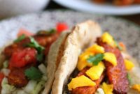 Fiery Sriracha BBQ Baked Tempeh Wraps with Creamy Tahini Slaw