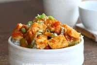 Zesty Spicy Orange Tofu with Peppers a Glutenfree Vegan Favorite
