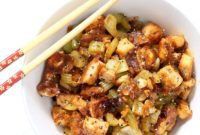 Black Pepper Tofu with Crisp Celery