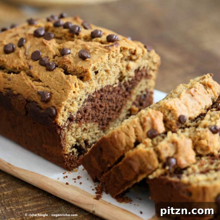 20 Vegan and Meatless Recipes for Labor Day 11 Peanut Butter Chocolate Marble Cake | Vegan Richa #vegan #peanutbutter #chocolate #cake