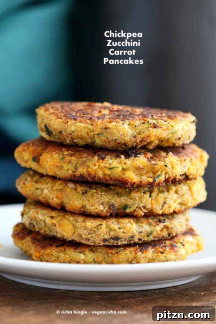 20 Vegan and Meatless Recipes for Labor Day 4 Carrot Zucchini Chickpea Fritters Vegan Recipe | Vegan Richa