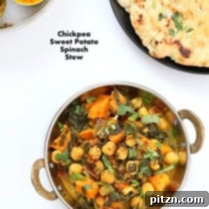 Hearty One-Pot Chickpea Sweet Potato Spinach Curry 5 Chickpea Sweet Potato Spinach Curry