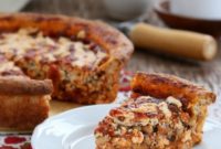 Vegan Deep Dish Delight: Black Eyed Pea & Thyme Tofu Ricotta