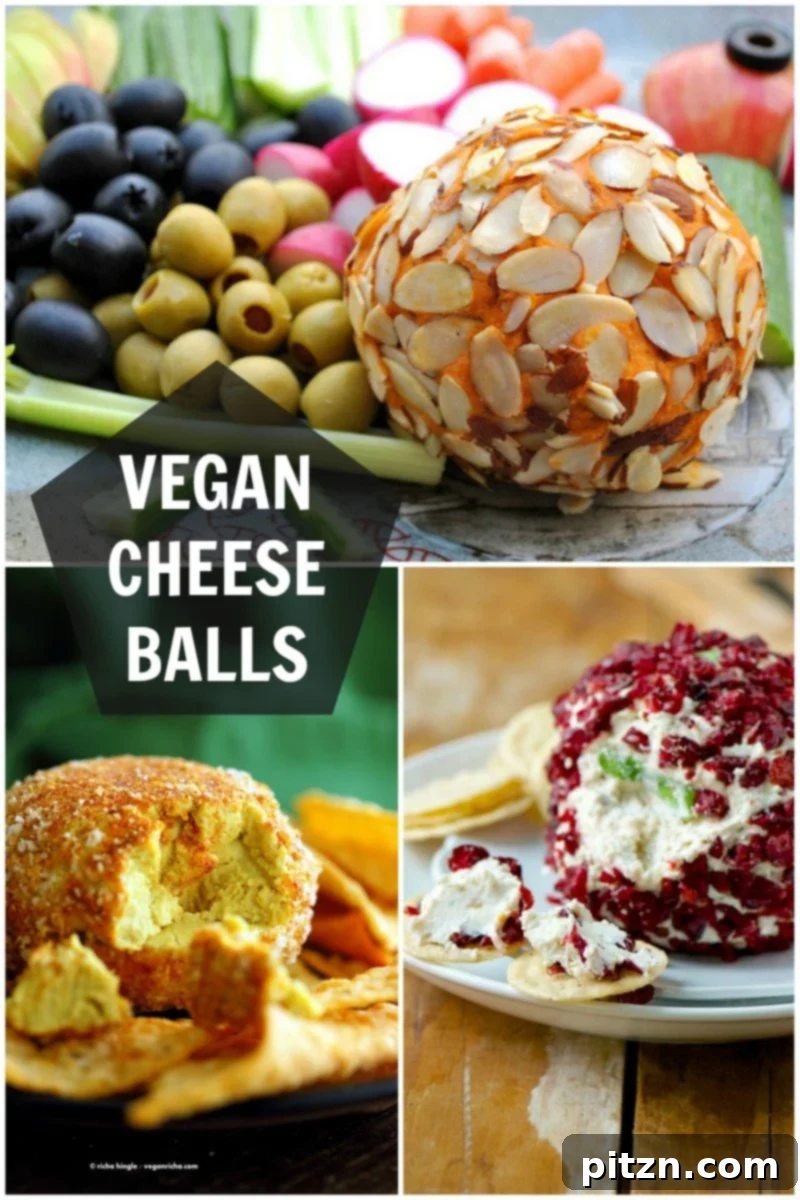 11 Irresistible Vegan Cheese Ball Recipes Nut-Free Options 2 Vegan Cheese Ball Recipes