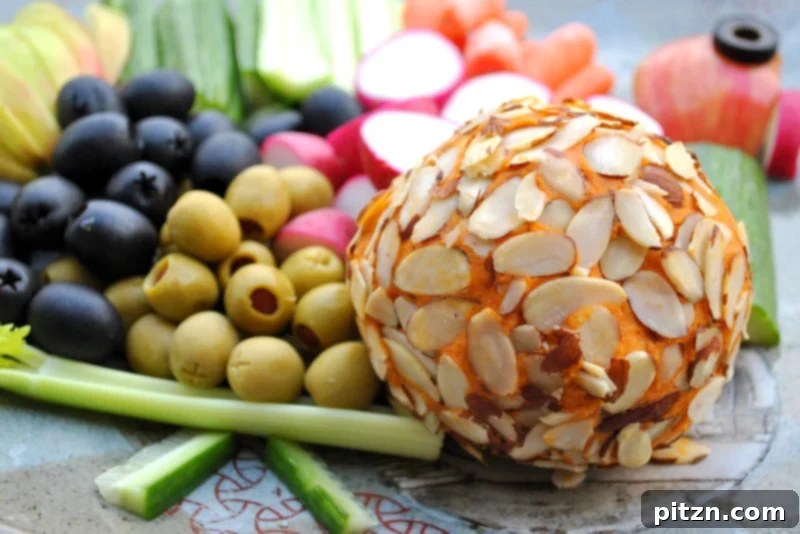 11 Irresistible Vegan Cheese Ball Recipes Nut-Free Options 3 Extra sharp Cheddar Cheese Ball