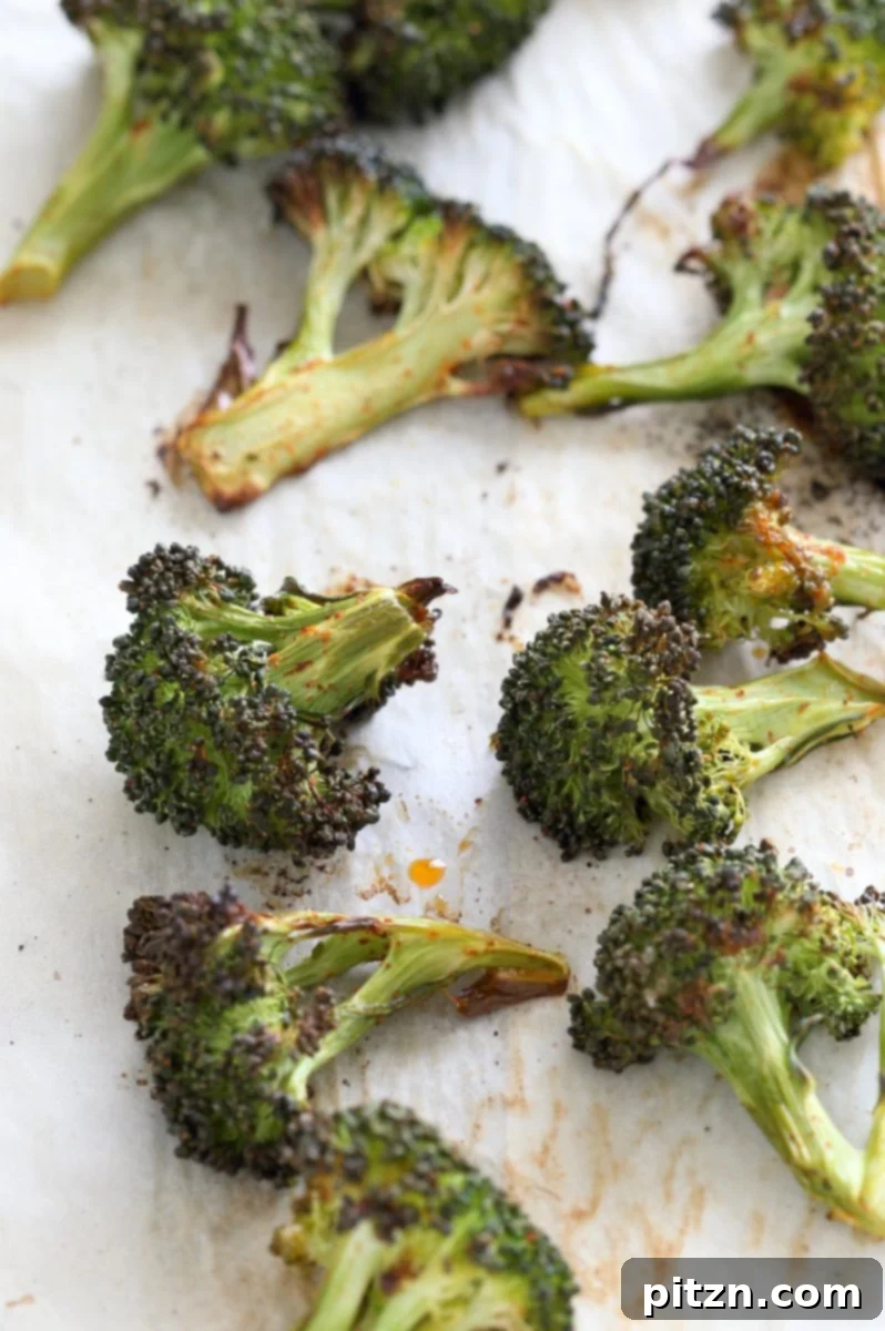 Crispy Roasted Broccoli with Zesty Basil Cream 4 Roasted Broccoli with Creamy Basil Dressing. Broccoli tossed in garlic, cayenne, and baked. Served with cheesy cashew basil sauce. Vegan Gluten-free soy-free Recipe | VeganRicha.com