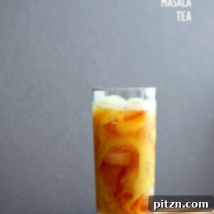 Cardamom Cinnamon Turmeric Iced Tea. Spiced Iced tea like Thai Iced tea with turmeric coconut milk and Indian masala chai spices and ginger. Golden Milk Iced Tea. Vegan Gluten-free Soy-free Recipe | VeganRicha.com #vegan #glutenfree #veganricha