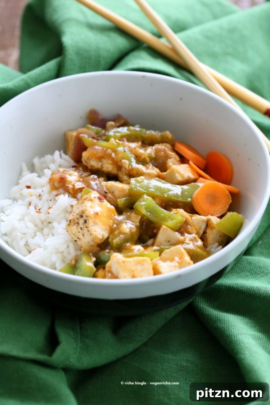 Indian Chilli Tofu Recipe 8 Chilli Tofu - Indian Chilli "Paneer" Recipe. Chilli Paneer is an Indo-chinese fusion stir fry served with other fusion noodles or fried rice. Crisp Tofu replaces the Paneer cheese in this delicious and quick version. Vegan Gluten-free Nut-free Recipe | VeganRicha.com