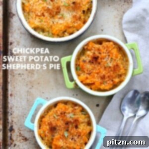 Vegan Shepherd's Pie with Chickpeas & Sweet Potato