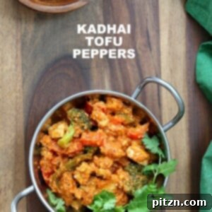 Kadai Tofu Recipe Card Image