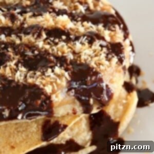 Samoa Cookie Pancakes