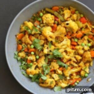 8 Spice Veggie Stir fry - 1 Pot Vegetable Masala Subzi