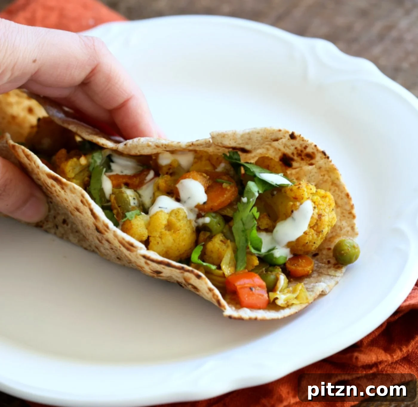 One-Pot 8-Spice Indian Vegetable Stir-Fry 7 8 Spice Veggie Stir fry - Vegetable Masala Subzi. Use up the veggies to make this dry Veggie Stir fry with Indian Spices. Serve with Dal or Curries. Vegan Gluten-free Soy-free Nut-free Recipe | VeganRicha.com