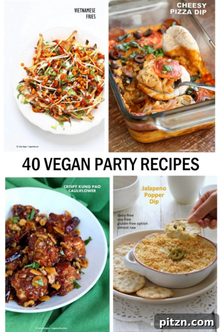 Ultimate Vegan Party Food Recipes: Super Bowl Appetizers, Dips, Finger Foods, Gluten-free, Soy-free Options for all gatherings.