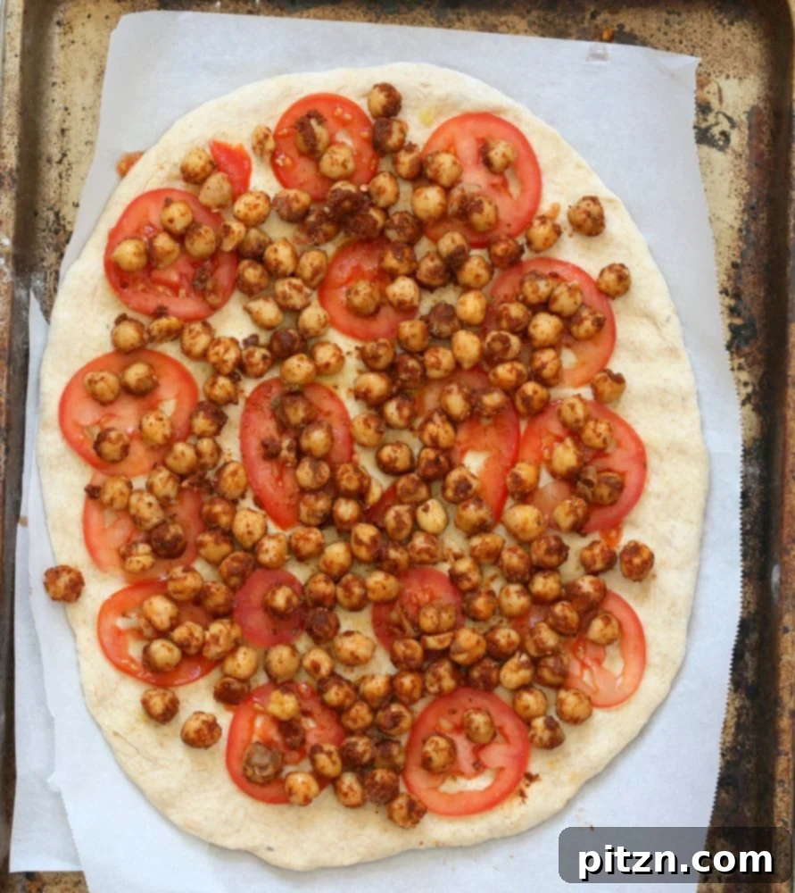 Ethiopian Berbere Chickpea Pizza with Creamy Tahini Garlic Sauce 4 Ethiopian Berbere Chickpea Pizza with Tahini Garlic Dressing. Amazingly flavorful pizza. Dress with tahini dressing, vegan ranch or other creamy dressing. Vegan Soyfree Nut-free Recipe. Gluten-free Crust option. | VeganRicha.com