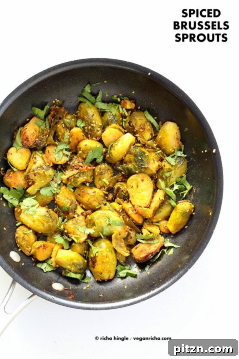 Your March Guide 30 Seasonal Recipes 20 Spiced Brussels Sprouts with Sesame: Amazing and addictive side dish.