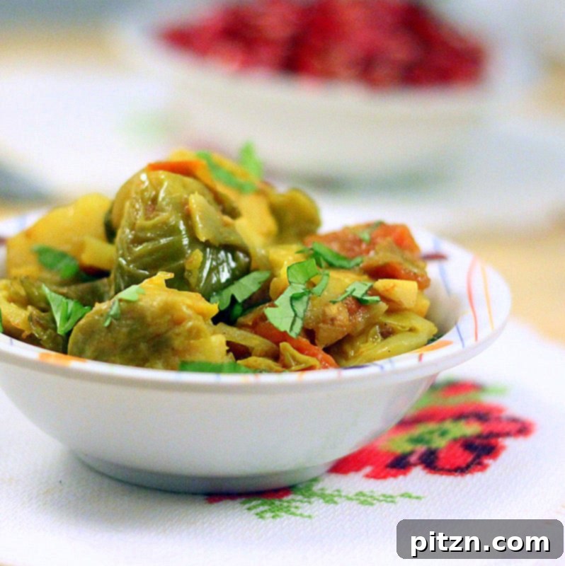 Your March Guide 30 Seasonal Recipes 22 Brussels and Tomato Curry: A flavorful and hearty curry dish.