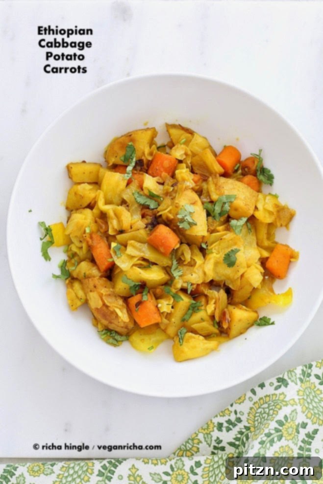 Your March Guide 30 Seasonal Recipes 30 Ethiopian Cabbage Potato Carrots: Incredibly healthy and delicious.