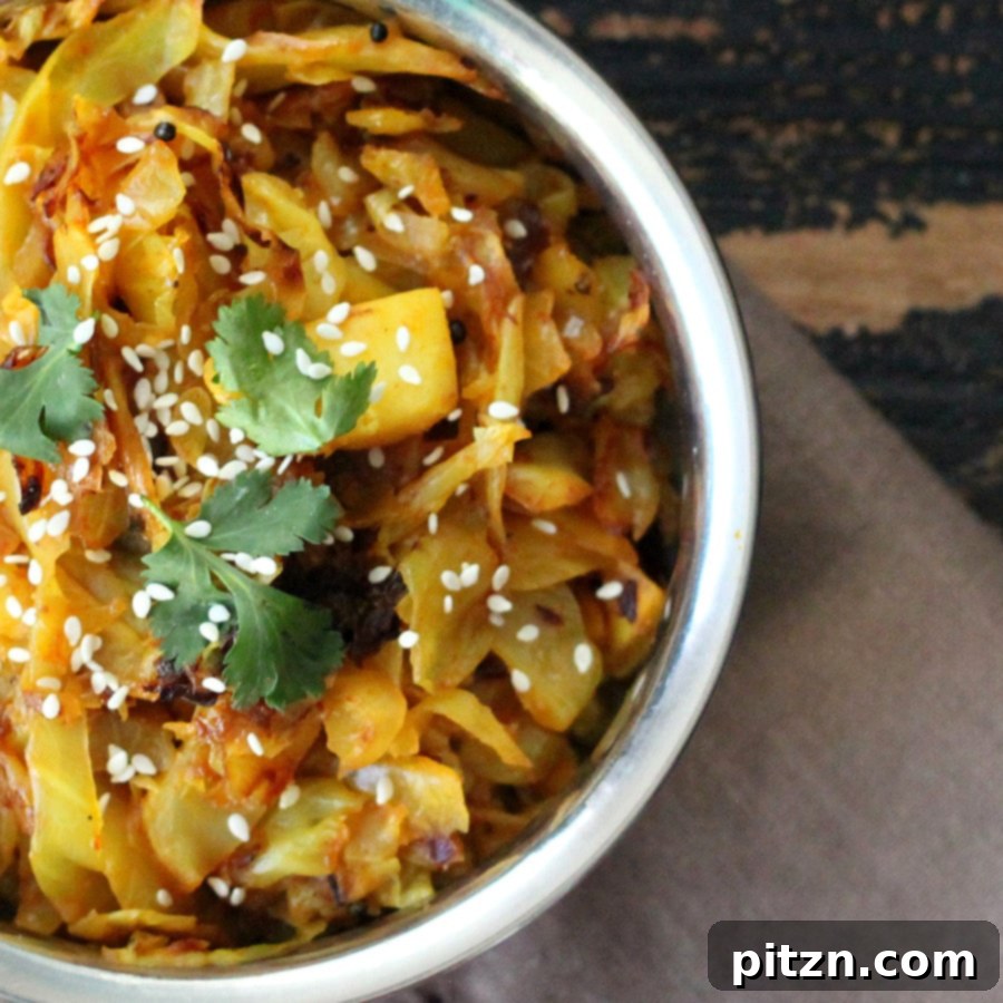 Your March Guide 30 Seasonal Recipes 32 Piri Piri Spicy Cabbage with Potatoes: A fiery and flavorful dish.