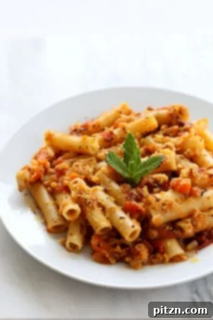 25 Easy Lentil Dishes Beyond Soup 14 Red Lentils in Chipotle Tomato Sauce with Pasta: A spicy and savory pasta dish featuring tender red lentils simmered in a rich chipotle tomato sauce. A quick and satisfying vegan meal for a flavorful weeknight dinner.