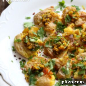 Spiced Smashed Potatoes with a Mustard Ginger Infusion 10 Spiced Smashed Potatoes with Mustard Ginger Tempering
