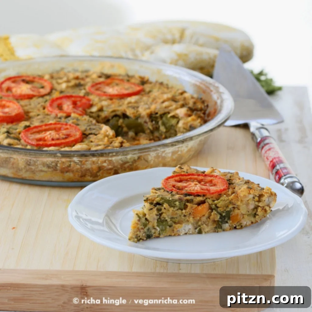 Fluffy Chickpea Flour Omelet / Pancake, a delicious vegan and eggless breakfast or brunch option. Soy-free and gluten-free.