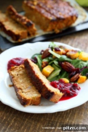 15 Protein-Packed Vegan Meals 7 Chickpea Veggie Loaf with spices and a spicy bbq glaze. Chickpea Cannellini bean Veggie meat" loaf for Thanksgiving and the holidays. Easy and delicious. | VeganRicha.com #vegan can be #glutenfree #veganricha