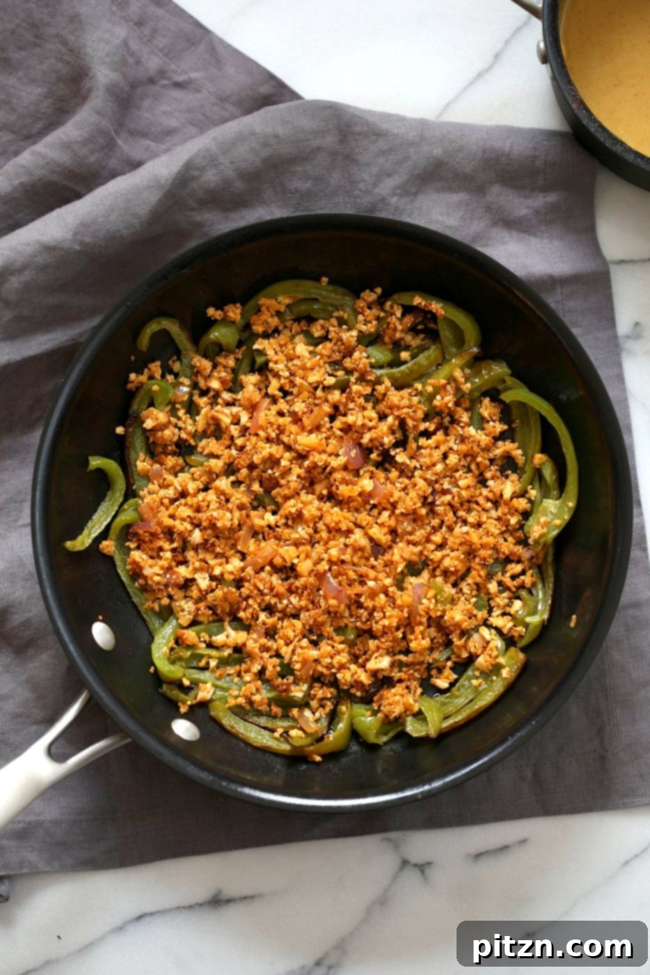Vegan Bell Pepper Nachos with Cauliflower Taco Meat & 10 minute Vegan Nacho Cheese Sauce. Veggie full Nachos! Vegan Gluten-free Soy-free Nut-free Recipe