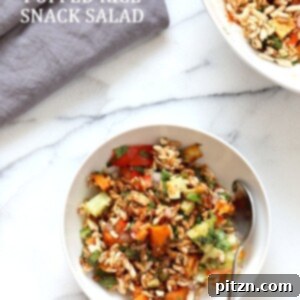 Sweet Potato Bhel Recipe - Indian Street Food style Snack Salad with Mint and Tamarind Chutney. Puffed Rice tossed with cooked sweet potato, nuts, onion, cucumber and tomato and dressed in chopped mint and 5 minute Tamarind Chutney. Vegan Bhel Puri Recipe. Can be glutenfree and nutfree. | VeganRicha.com