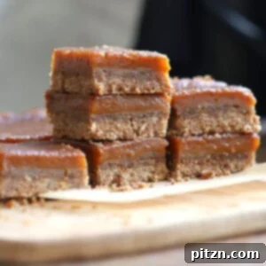 Vegan Sweet Potato Pie Bars. Spiced Sweet Potato Pie layered over cinnamony snickerdoodle crust. Make this into a pie for decadent holiday dessert . GF option | VeganRicha.com