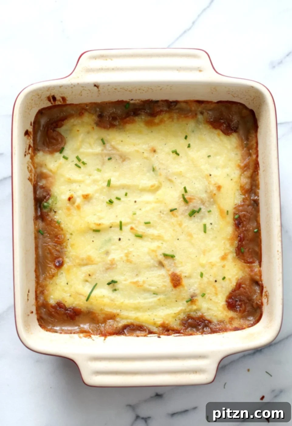 Heartland Lentil Mushroom Bake 5 Vegan Shepherd's Pie - Mushroom and Lentil Shepherdless Pie with Gravy and Garlic mashed potatoes. A comforting #Vegan #Glutenfree #Recipe. Can be soy-free. | VeganRicha.com