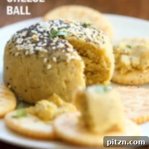 Everything bagel Seasoning Vegan Cheese Ball. No soaking, blending, straining needed! 10 minute vegan cheese ball. Gluten-free. Can be soy-free
