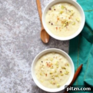 Thandai Phirni - Spiced Rice Flour Pudding for Holi Festival