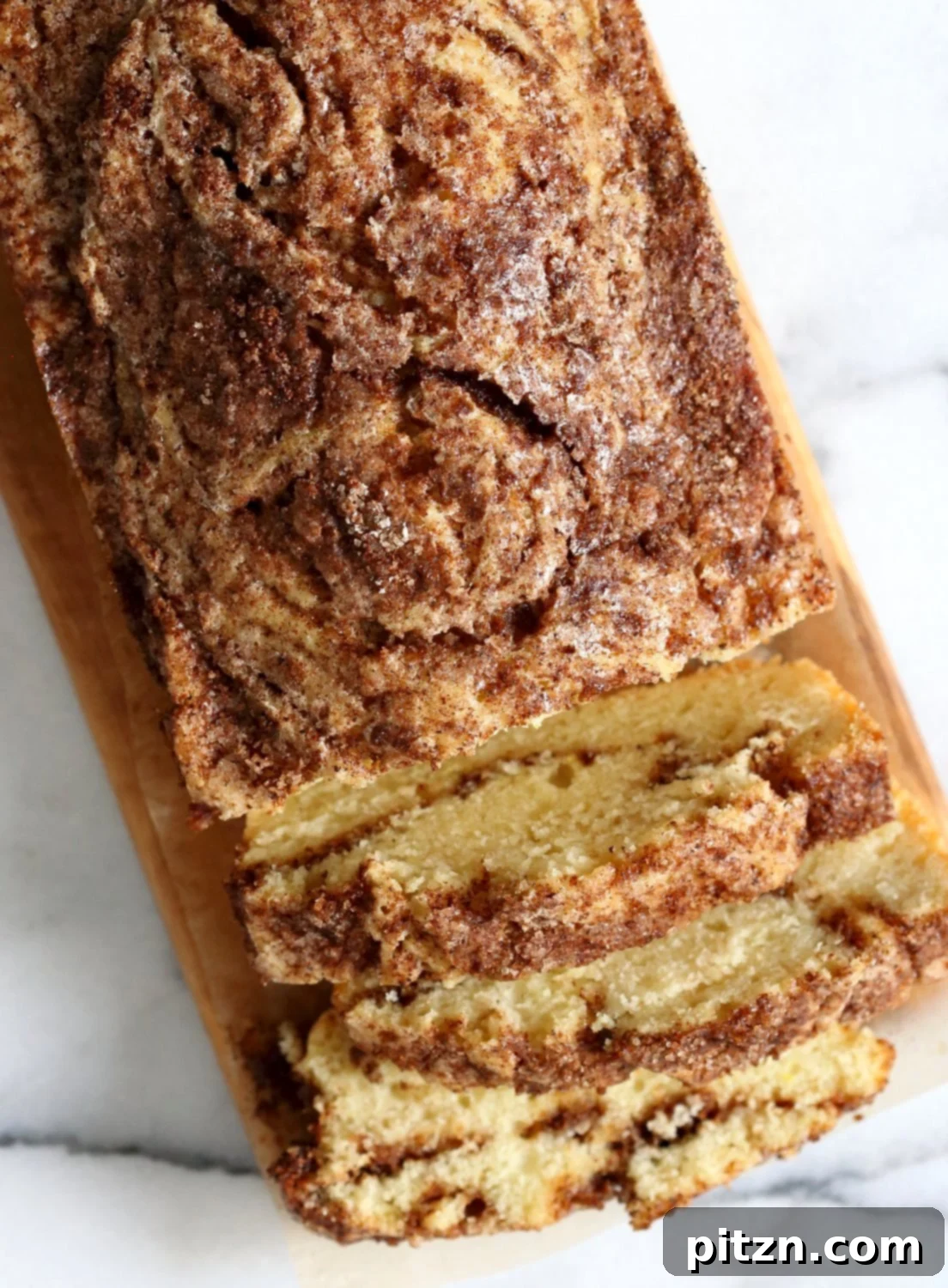 Easy Vegan Cinnamon Swirl Cake, showcasing its beautiful cinnamon layers and moist texture. This nut-free, soy-free, and gluten-free optional recipe is a perfect plant-based dessert.