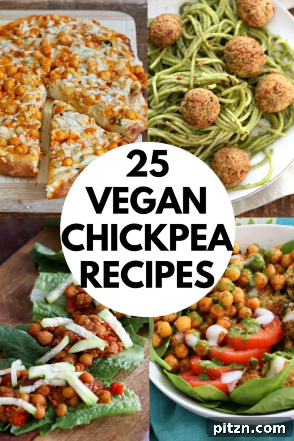 25 Easy Vegan Chickpea Recipes Healthy Dishes Beyond Curry 2 A vibrant collection of over 25 easy and healthy vegan chickpea recipes including curries, soups, stews, bowls, pasta, pizza, and wraps. Featuring gluten-free and soy-free options for plant-based meals.