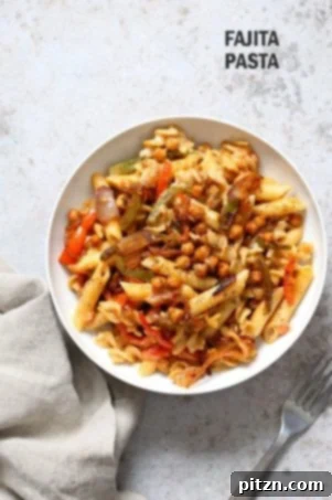 25 Easy Vegan Chickpea Recipes Healthy Dishes Beyond Curry 12 Easy Vegan Fajita Pasta with Chickpeas and bell peppers, a quick and delicious weeknight pasta dish featuring taco-seasoned veggies and creamy pasta.