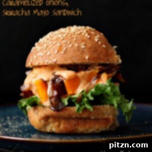 Roasted Butternut Squash Slider with Balsamic Caramelized onions, Sriracha Mayo. Vegan Sandwich Recipe