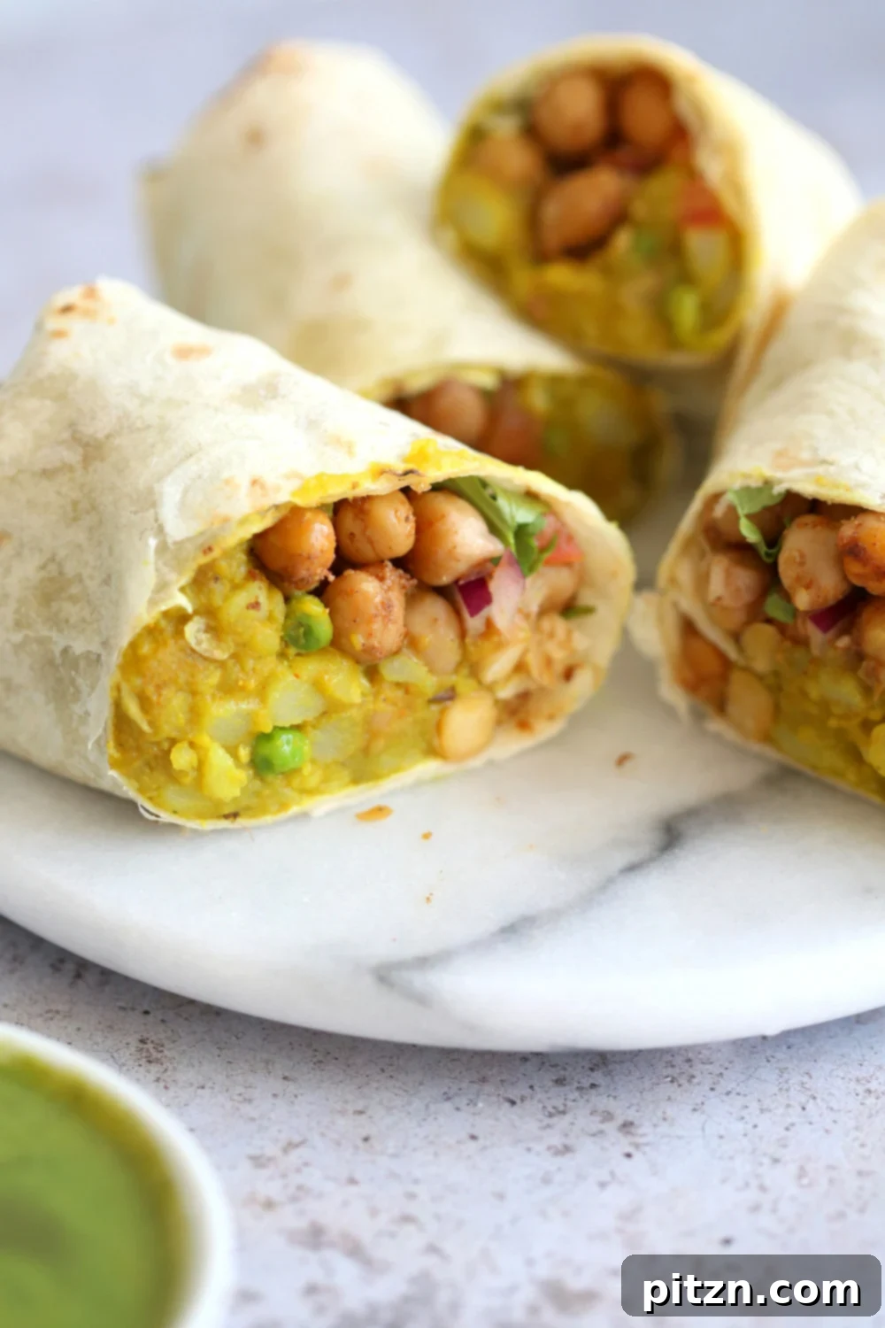 Assortment of Samosa Wraps showcasing the rich fillings