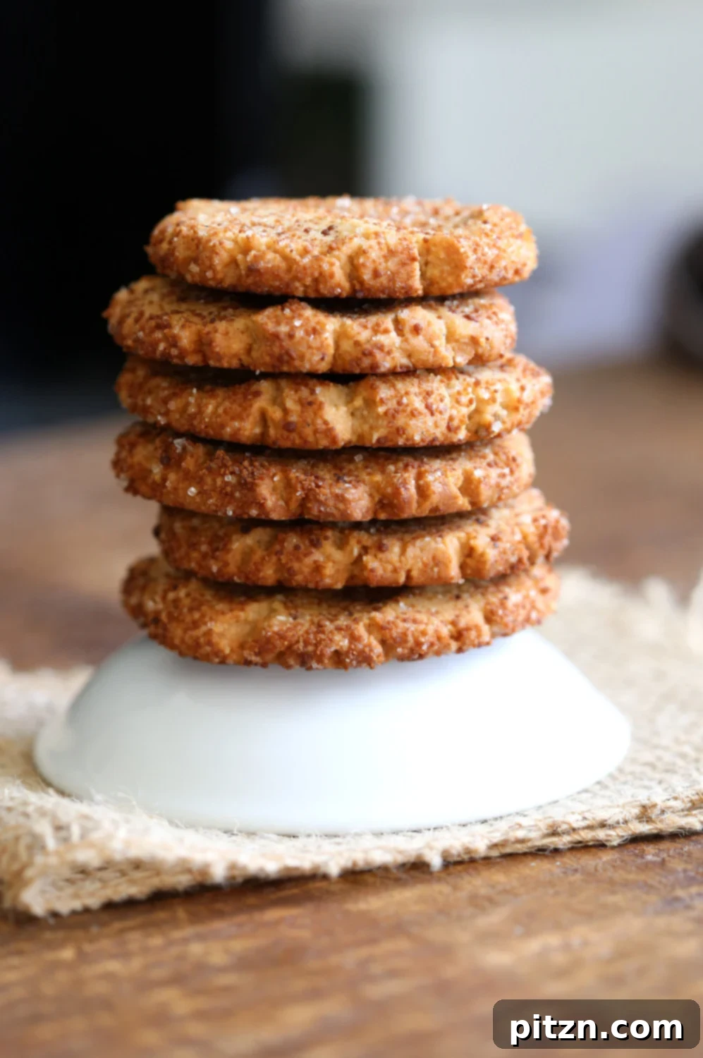 Easy Vegan Cardamom Cookies. These soft cookies are a cross between cardamom shortbread and snickerdoodles. Perfect for a vegan diet with a gluten-free option.